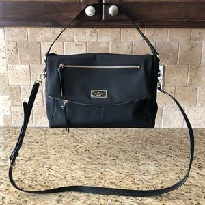 Kate Spade Shoulder Bag-Black Nylon